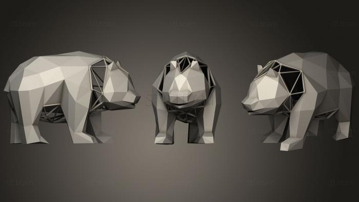 3D model parametric panda (STL)